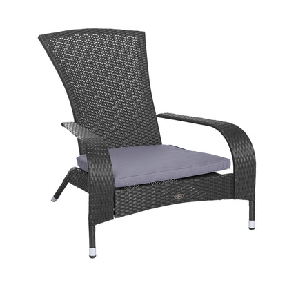 Balkene Home Black Coconino Wicker Chair