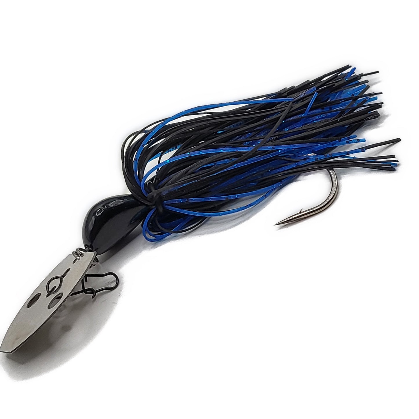 Just Lures Fishing Chatter Jig  - Black / Blue