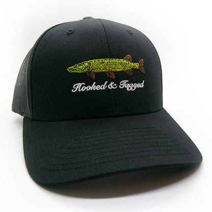 Hooked & Tagged  - Fish of 10k Casts Embroidered Hat