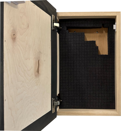 Bellewood Designs - Hidden Gun Safe Black Horse Wall Art Decoration