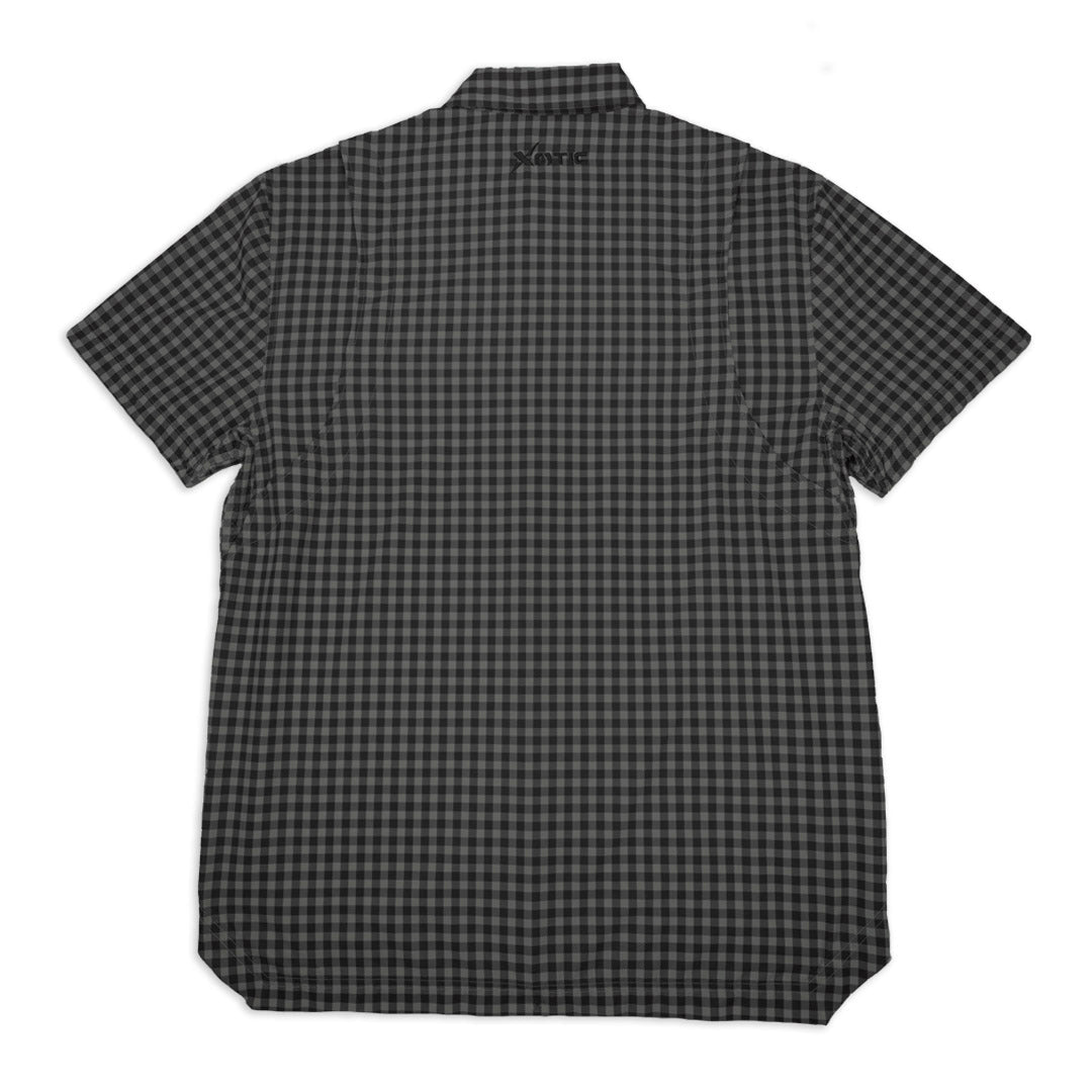 Xotic - Short Sleeve Patterned Lifestyle Button Down w/ REPEL-X