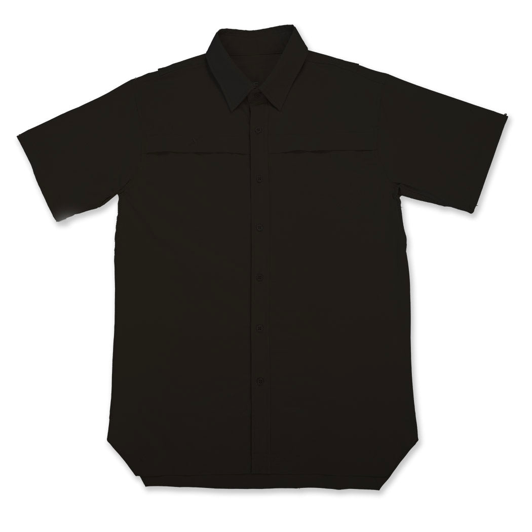 Xotic - Short Sleeve Solid Lifestyle Button Down w/ REPEL-X