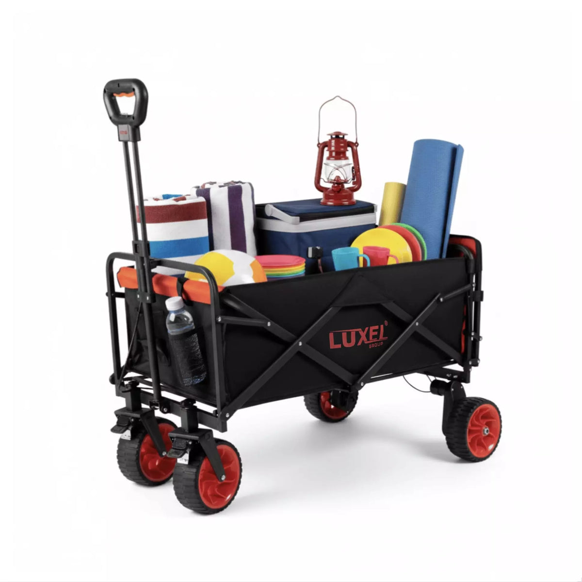 Luxel Carts Compact Electric Camping Cart – Dual Motor & Foldable Design