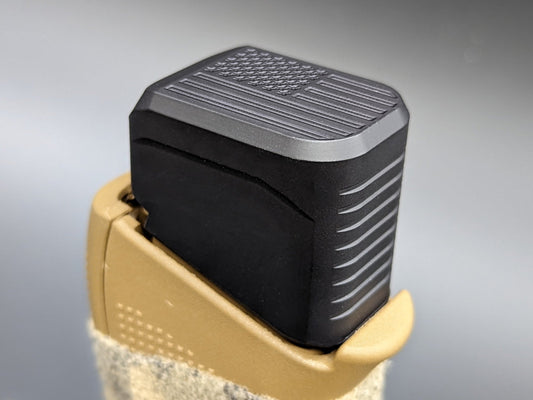 MILSPIN +5 Capacity Magazine Extension Blacked Out US Flag