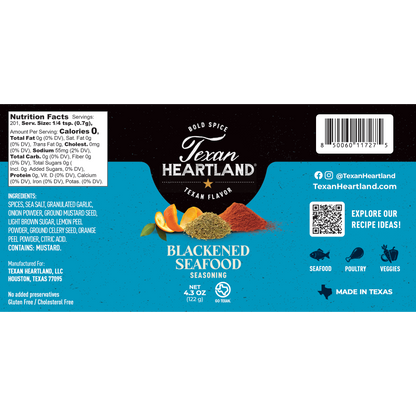 Texan Heartland Blackened Seafood Seasoning