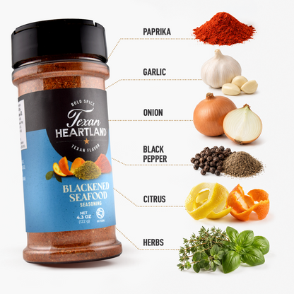 Texan Heartland Blackened Seafood Seasoning