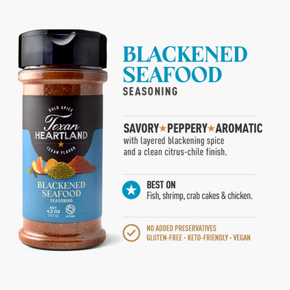 Texan Heartland Blackened Seafood Seasoning