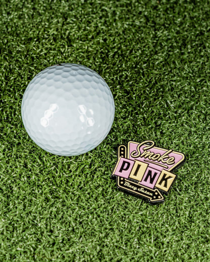 Pins and Aces Blazy Susan Smoke Pink - Ball Marker