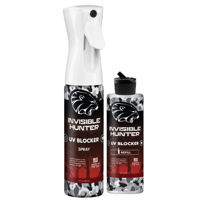 Zone Protects Invisible Hunter UV Blocker Spray + Refill