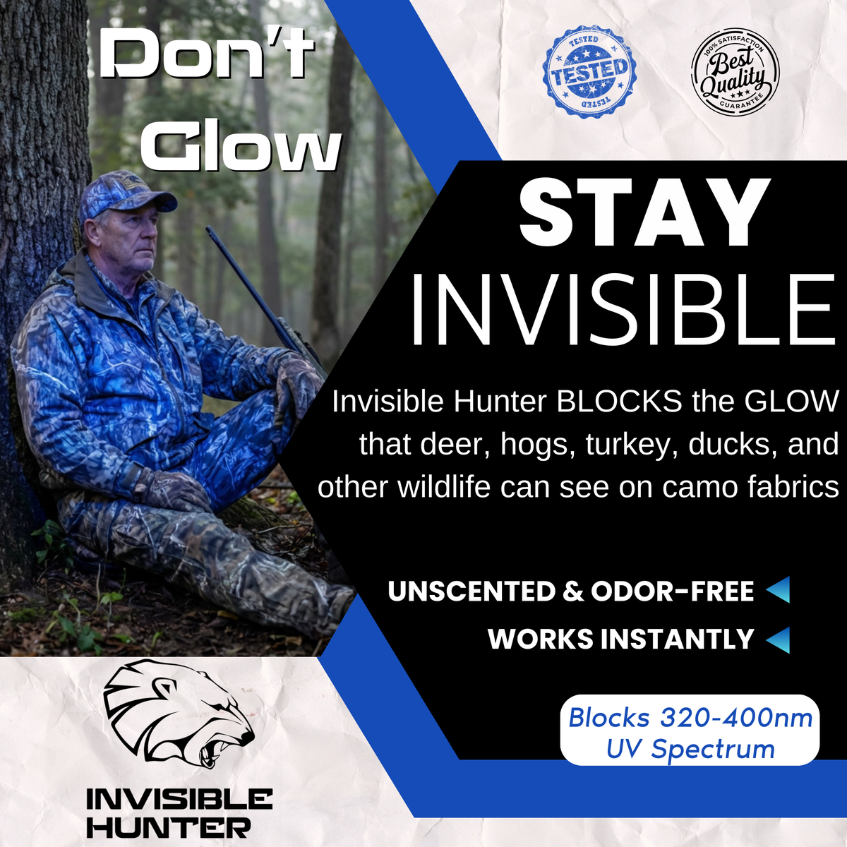 Zone Protects Invisible Hunter UV Blocker Mistosol