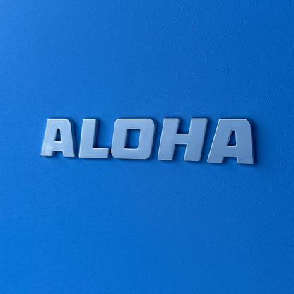 Alaua Cherreh Chromes: ALOHA Car Emblem
