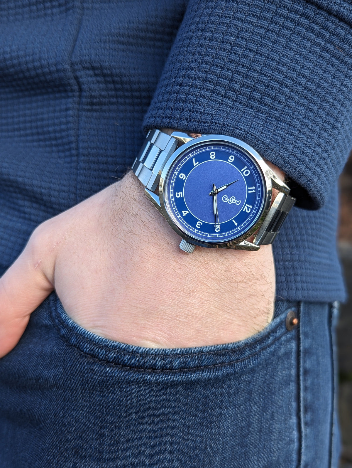 Beyond Boring Watch Co. Blue Classic Watch