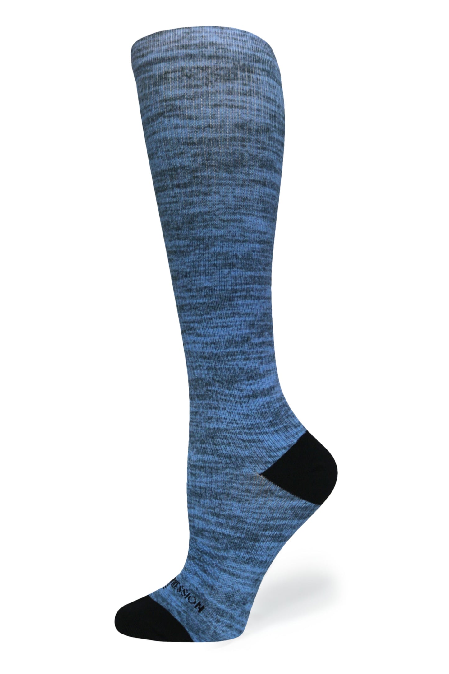 Crazy Compression Blue Heather - (Standard & Extra Wide)