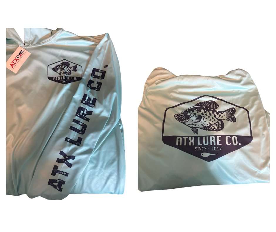 ATX Blue Hooded Fishing Shirt