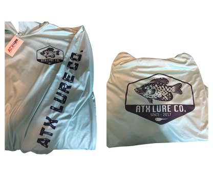 ATX Blue Hooded Fishing Shirt