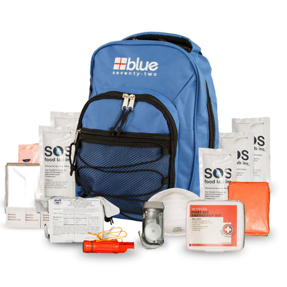 Caddis Sports Blue Seventy-Two Standard - 3 Day Emergency Kit for 1 Person