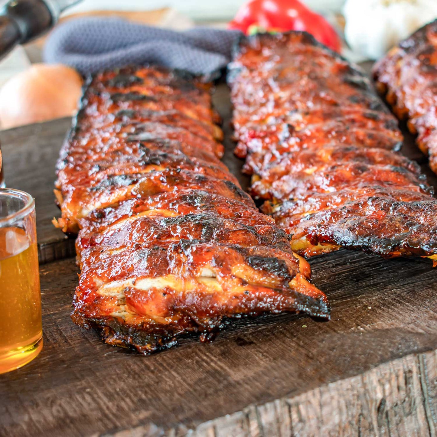 Pig of the Month BBQ *NEW*:  Small Batch Apple Butter Baby Back Ribs – Pasture Raised 2-Rack BBQ Bundle | Gluten Free | 4lbs