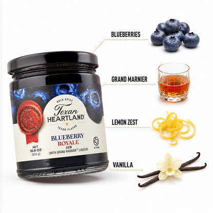 Texan Heartland Blueberry Royale Jam