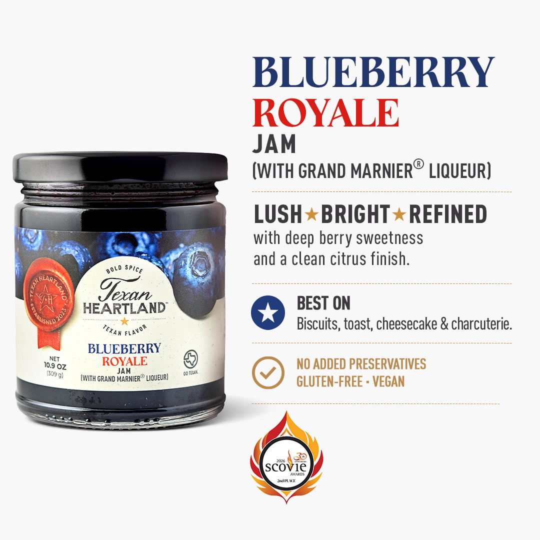 Texan Heartland Blueberry Royale Jam