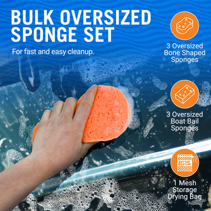 Better Boat - Boat Bail Sponge and Bone Sponges Set