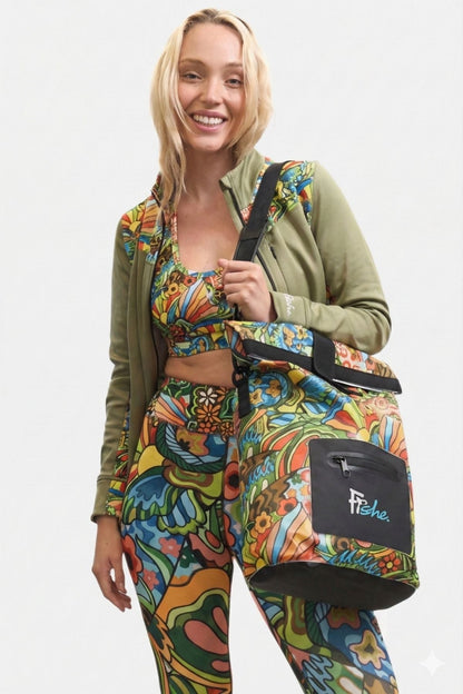 FisheWear Boho Bass Roll Tote Dry Bag