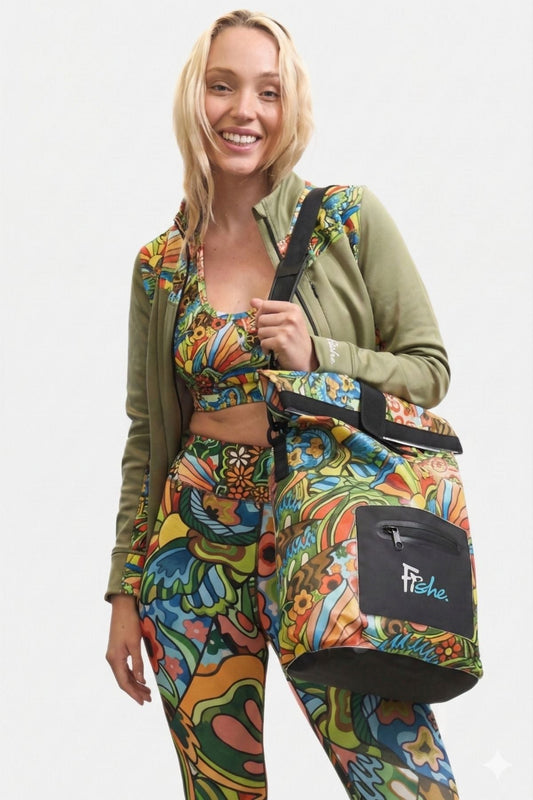 FisheWear Boho Bass Roll Tote Dry Bag