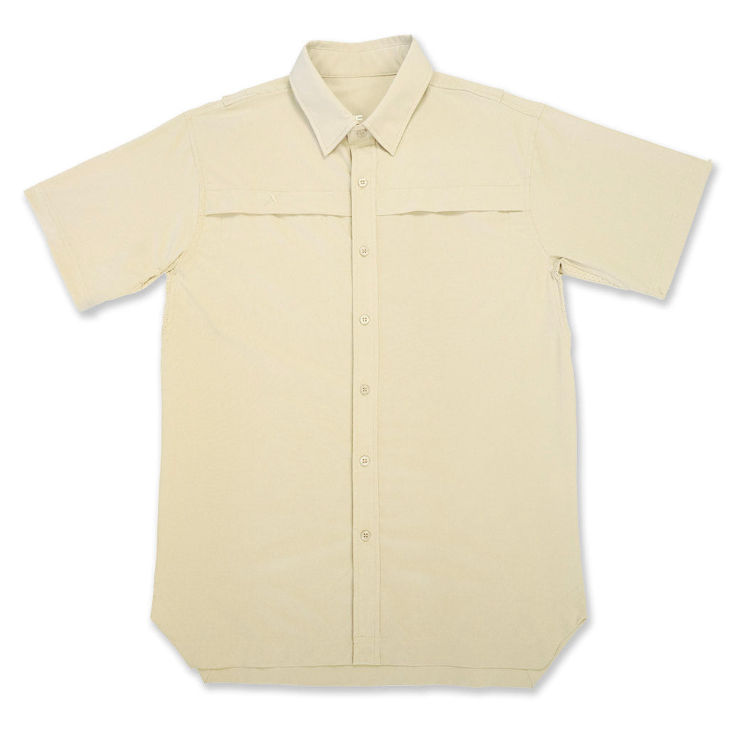 Xotic - Short Sleeve Solid Lifestyle Button Down w/ REPEL-X