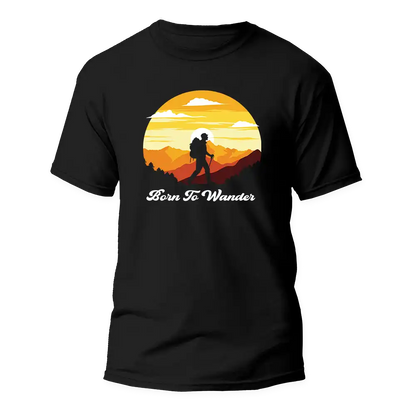 Outdoorzees Born To Wander Man T-Shirt