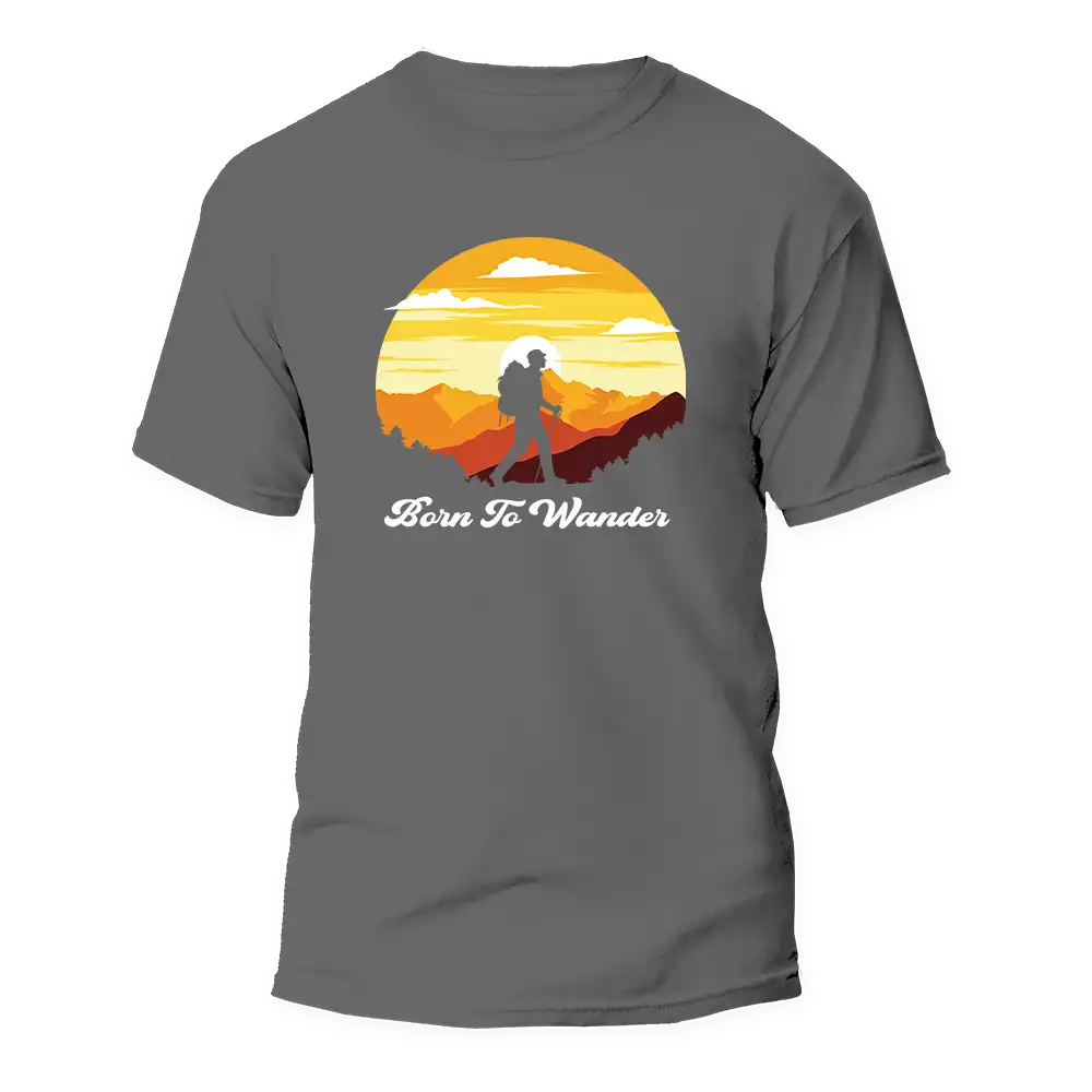 Outdoorzees Born To Wander Man T-Shirt