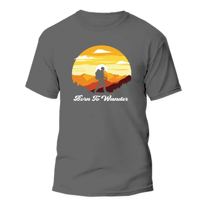 Outdoorzees Born To Wander Man T-Shirt