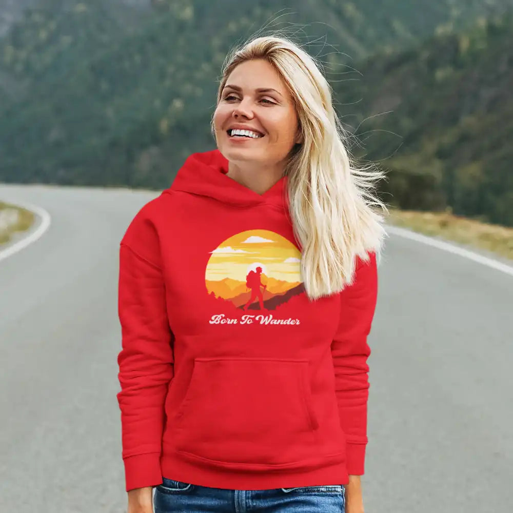 Outdoorzees Born To Wander Unisex Hoodie