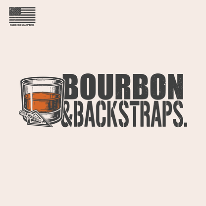 Bow Bow Crew Apparel Crew Apparel "Bourbon & Backstraps" Tee - Sand