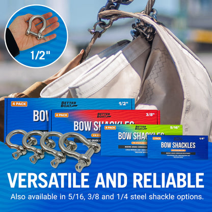 Better Boat - Stainless Steel Bow Shackles