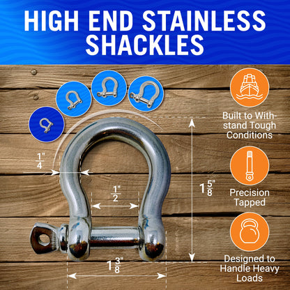 Better Boat - Stainless Steel Bow Shackles