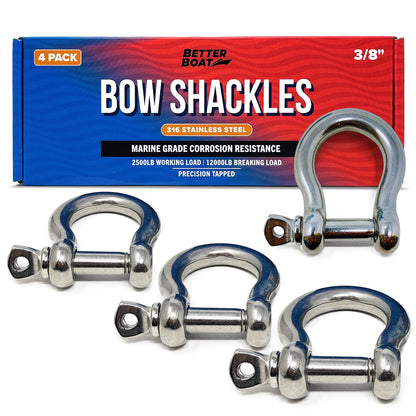 Better Boat - Stainless Steel Bow Shackles