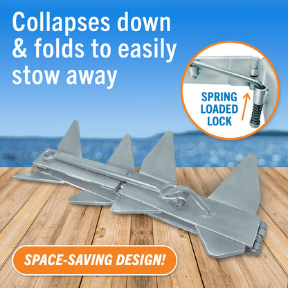 Better Boat - Box Anchor for Boats Folding Anchor