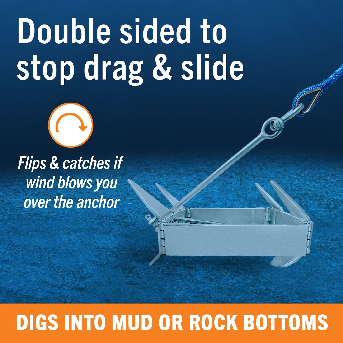 Better Boat - Box Anchor for Boats Folding Anchor