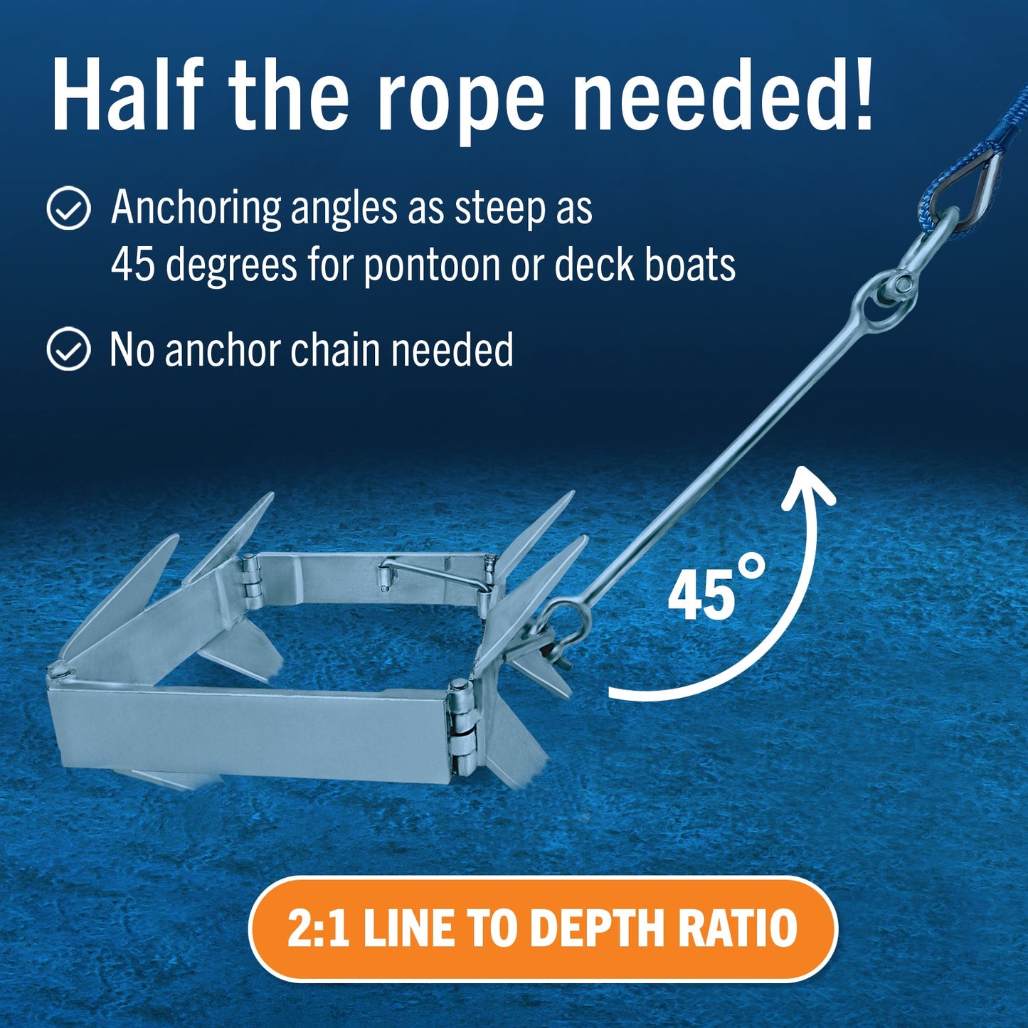 Better Boat - Box Anchor for Boats Folding Anchor
