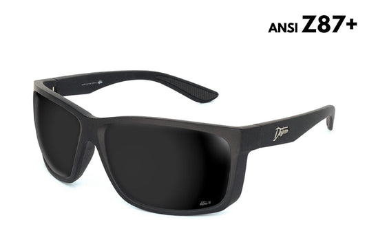 Detour Sunglasses Breach - Matte Black - Jet Black Polarized ANSI Z87+