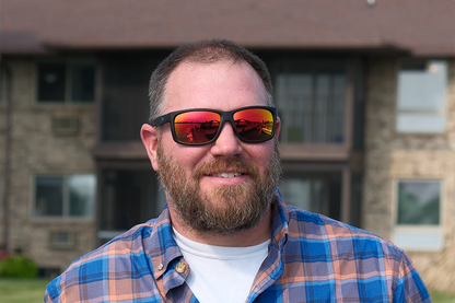 Detour Sunglasses Breach XL - Matte Black - Red Sunset Polarized ANSI Z87+