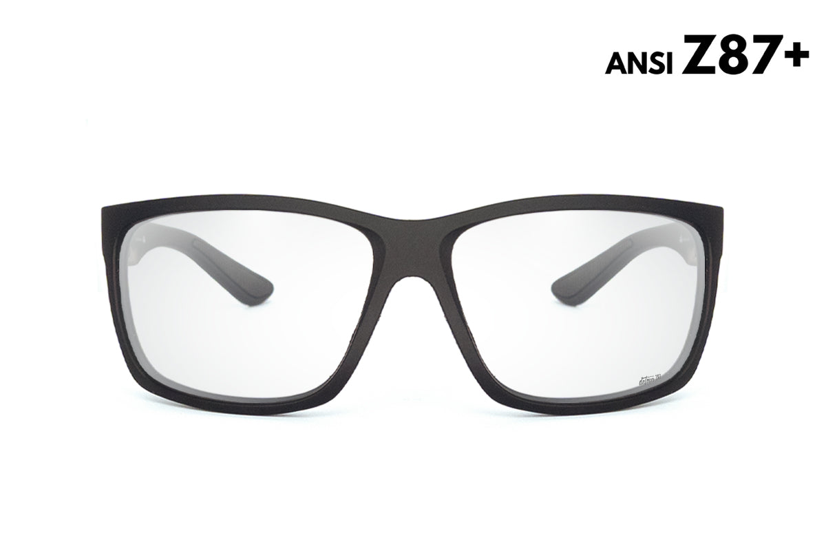 Detour Sunglasses Breach - Matte Black - Clear ANSI Z87+