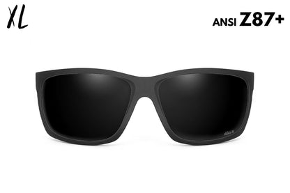 Detour Sunglasses Breach XL - Matte Black - Jet Black Polarized ANSI Z87+