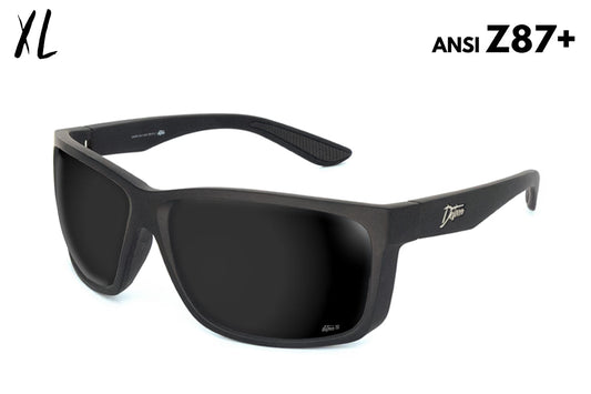 Detour Sunglasses Breach XL - Matte Black - Jet Black Polarized ANSI Z87+