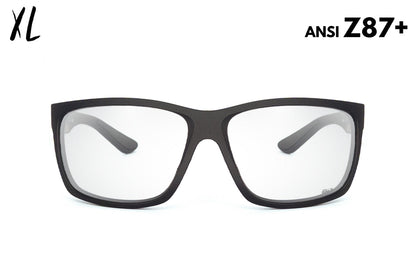 Detour Sunglasses Breach XL - Matte Black - Clear ANSI Z87+