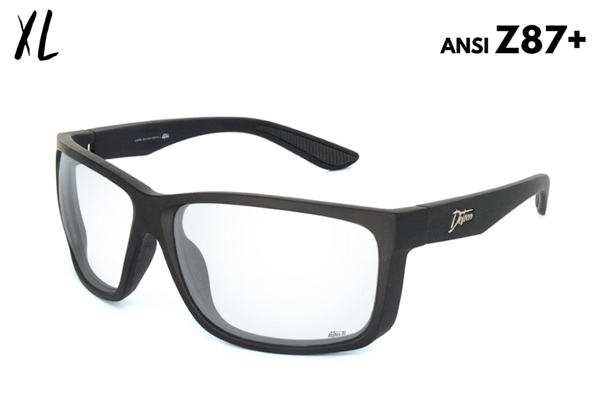Detour Sunglasses Breach XL - Matte Black - Clear ANSI Z87+