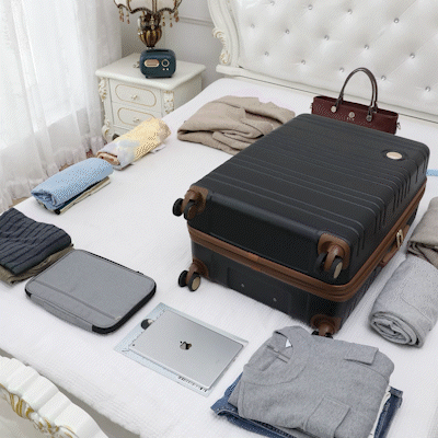 Miami Carry On  Brickell 3 Piece Expandable Retro Luggage Set