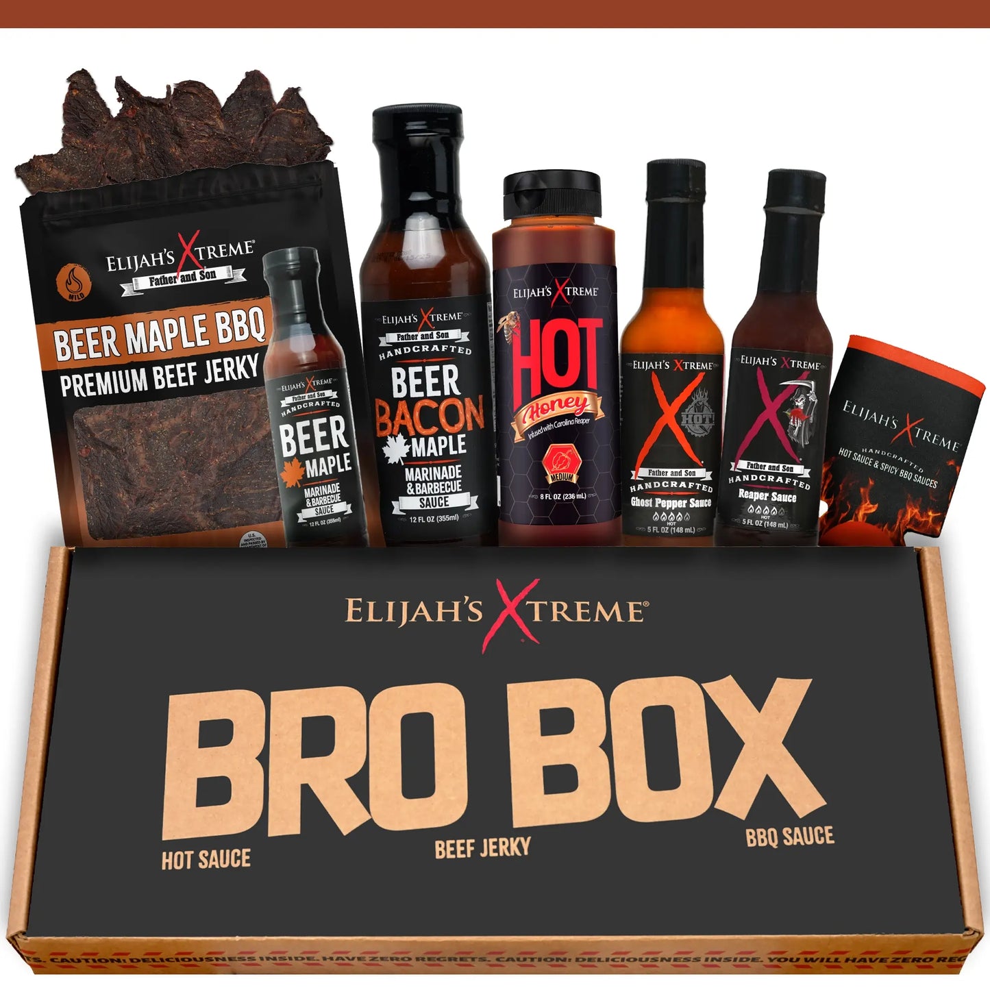 Elijah's Xtreme BBQ Bro Box Ultimate Hot Sauce Gift Set