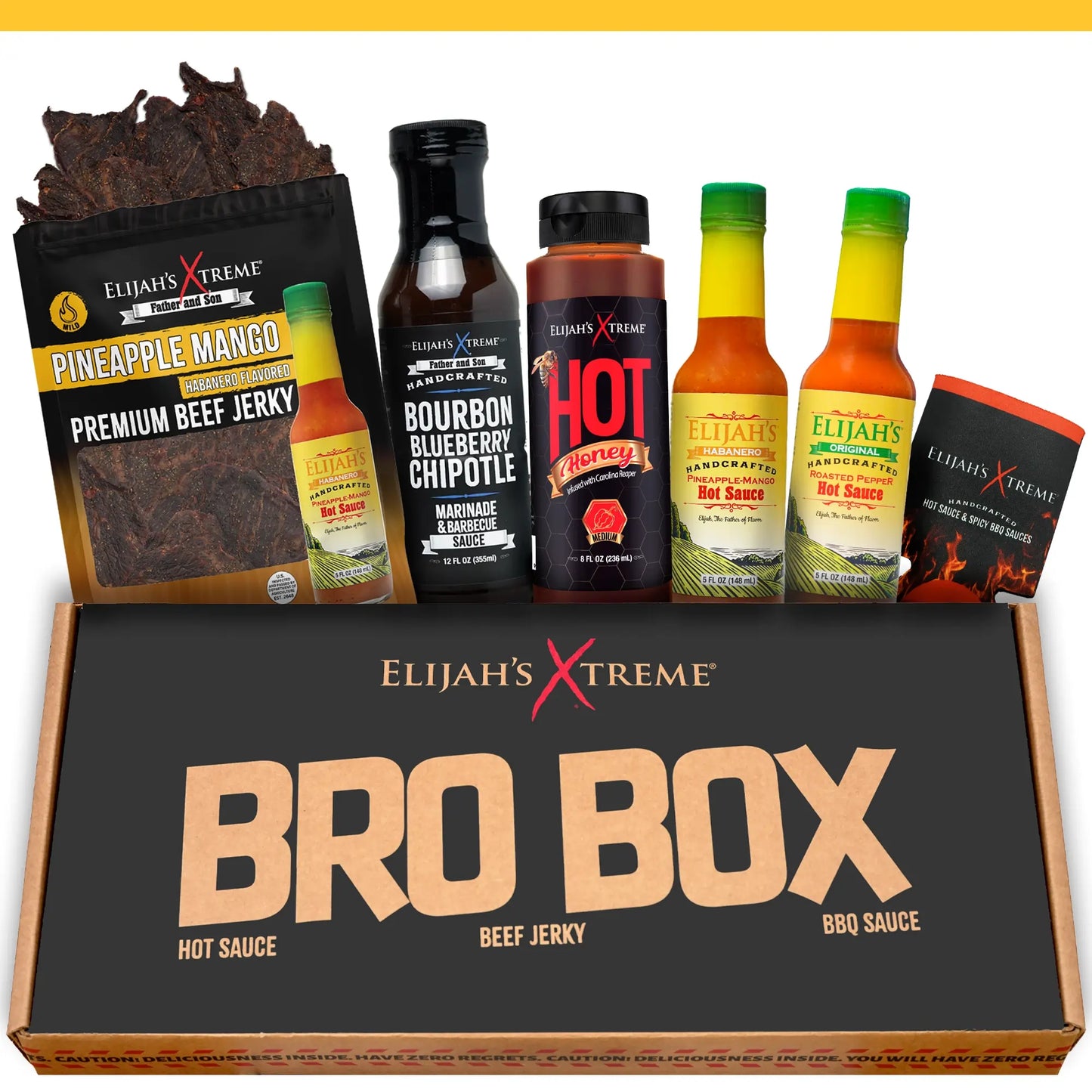 Elijah's Xtreme Sweet Heat Bro Box Ultimate Hot Sauce Gift Set