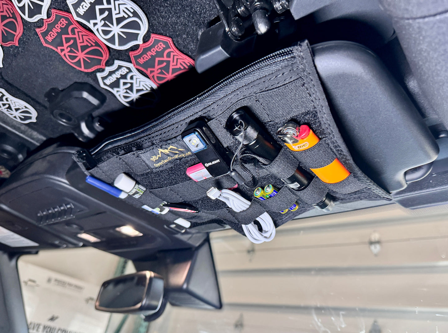 Overland Gear Guy Bronco MOLLE Visor Organizer - Ford Bronco Visor