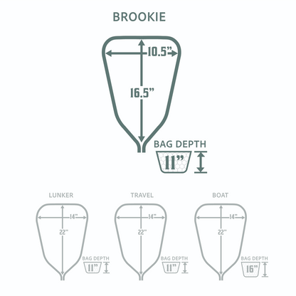 Rising Fishing Brookie Net Package